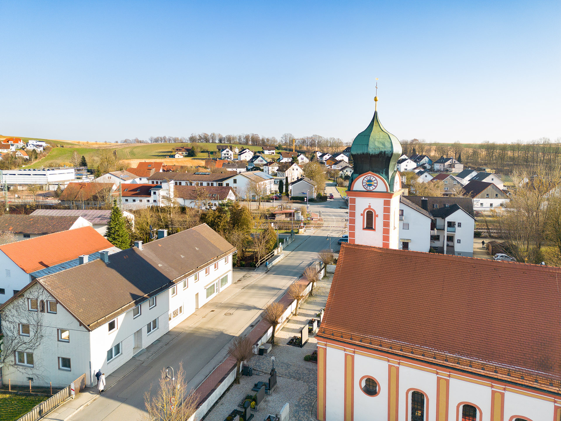 Gemeinde Langebach: Ein Blick auf Langenbach